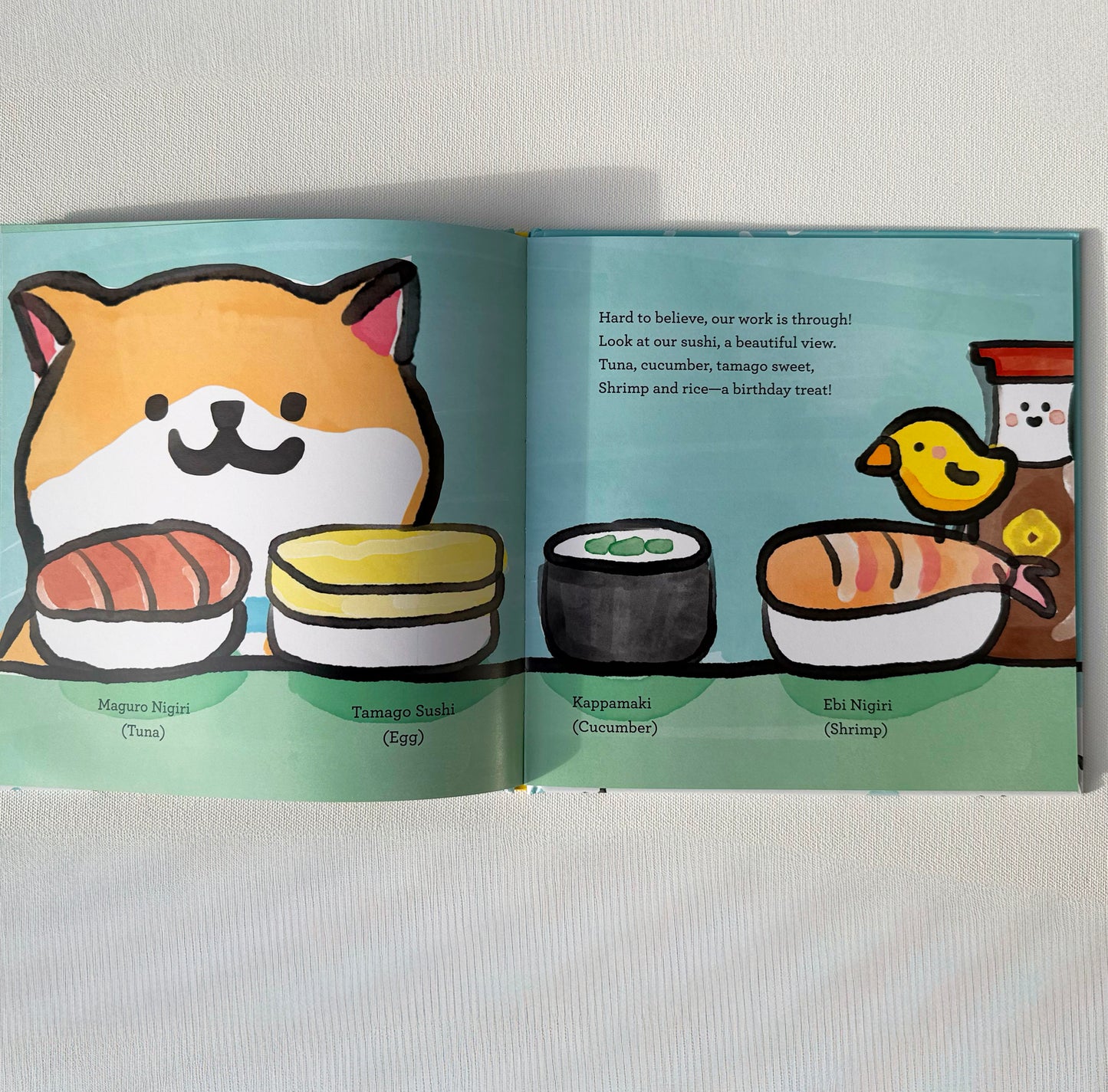 Shibee & Friends Make Sushi Book