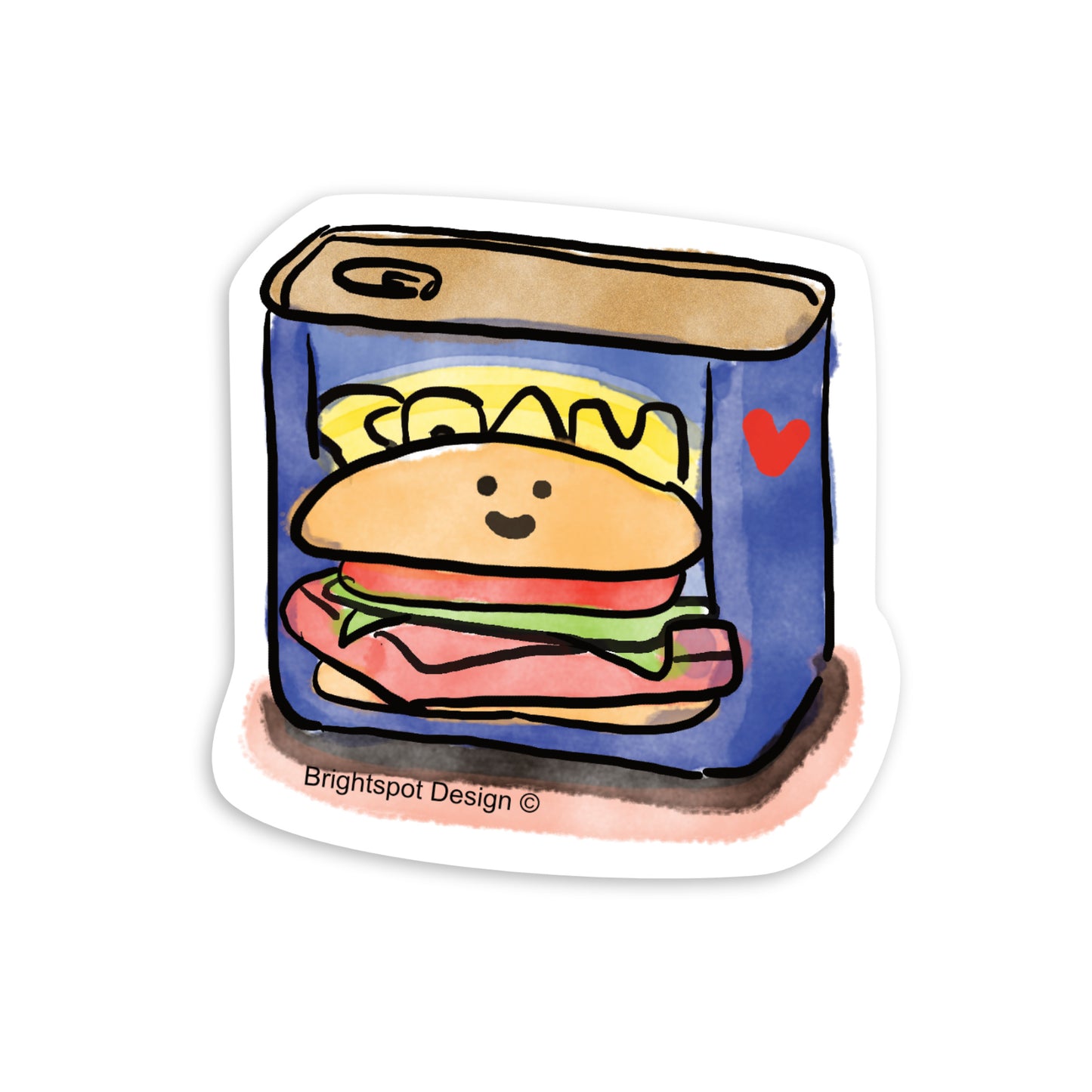 Spam Can Sticker