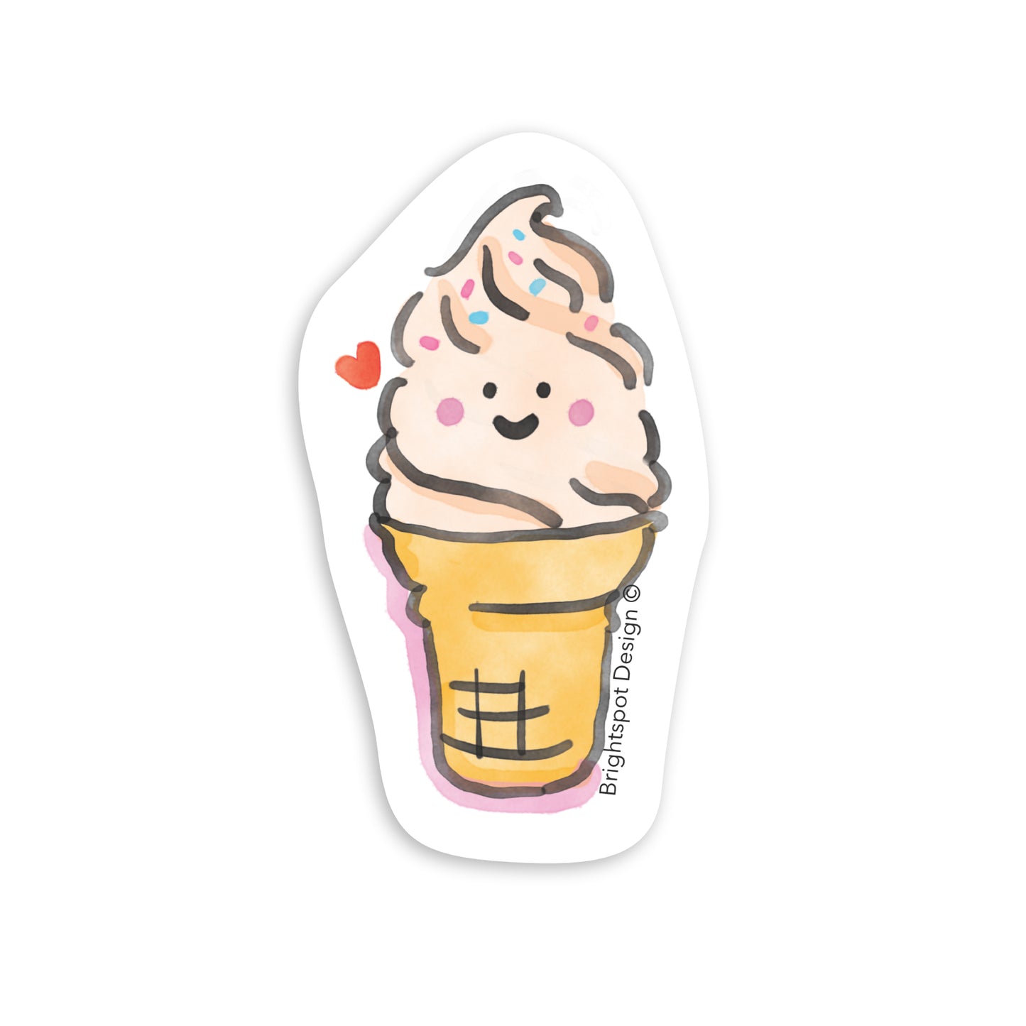 Sprinkle Cone Sticker