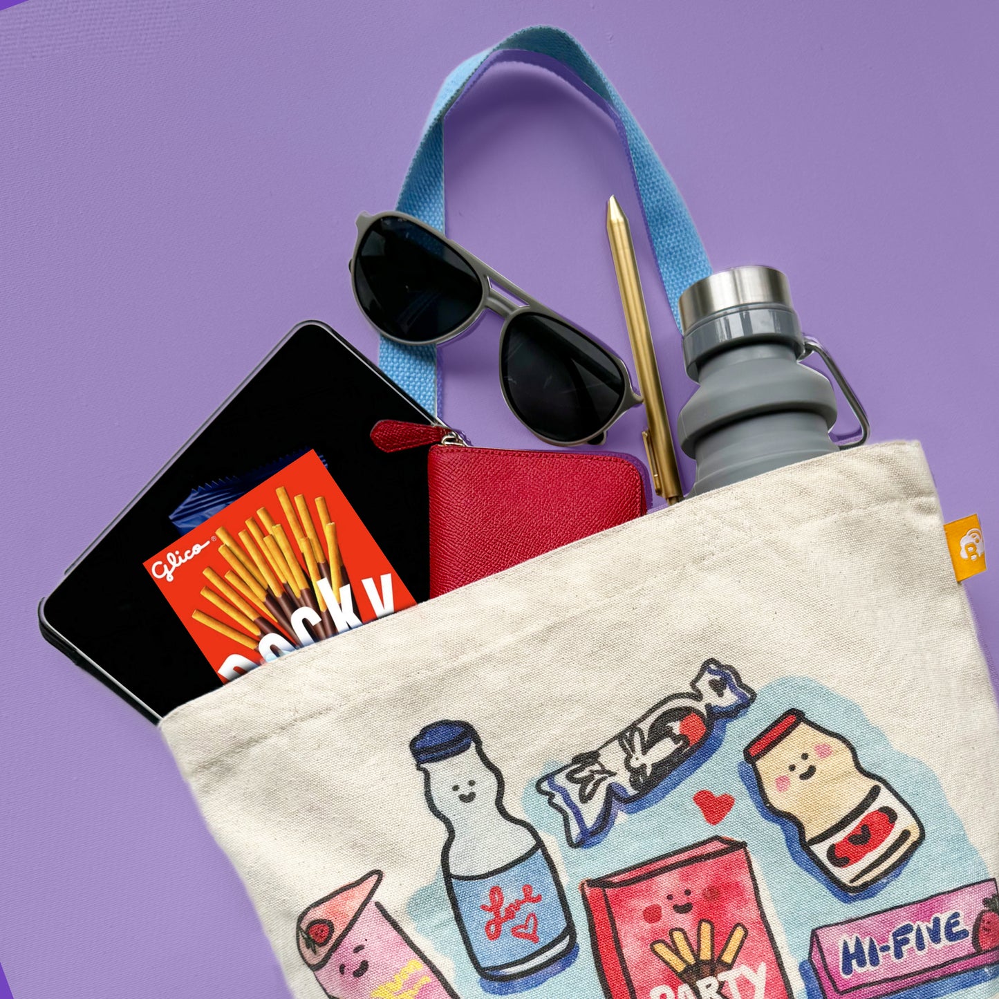 Musubi Medium Canvas Tote Bag