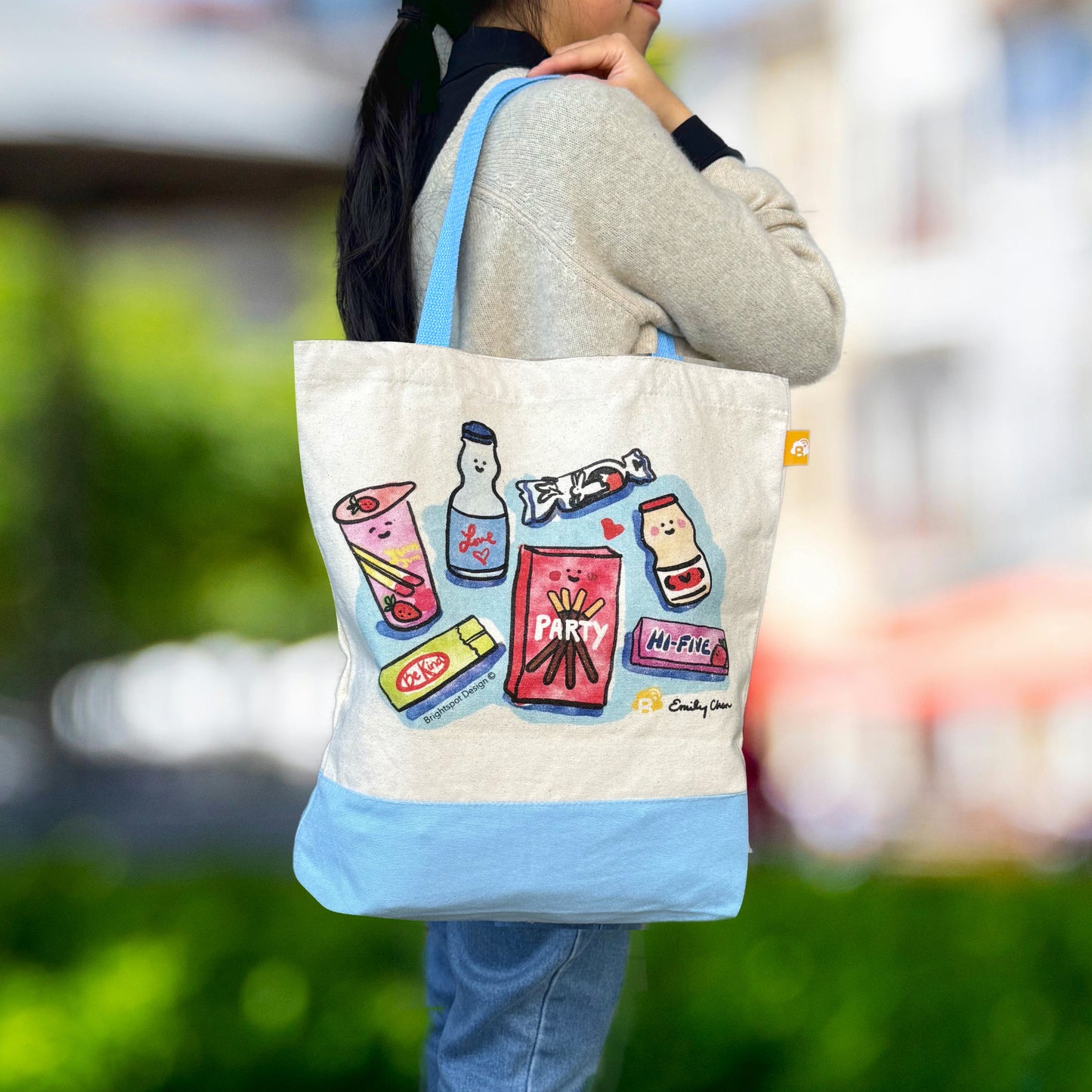 Musubi Medium Canvas Tote Bag