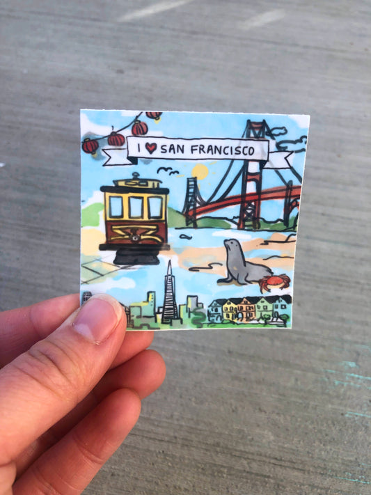 San Francisco Icon Sticker