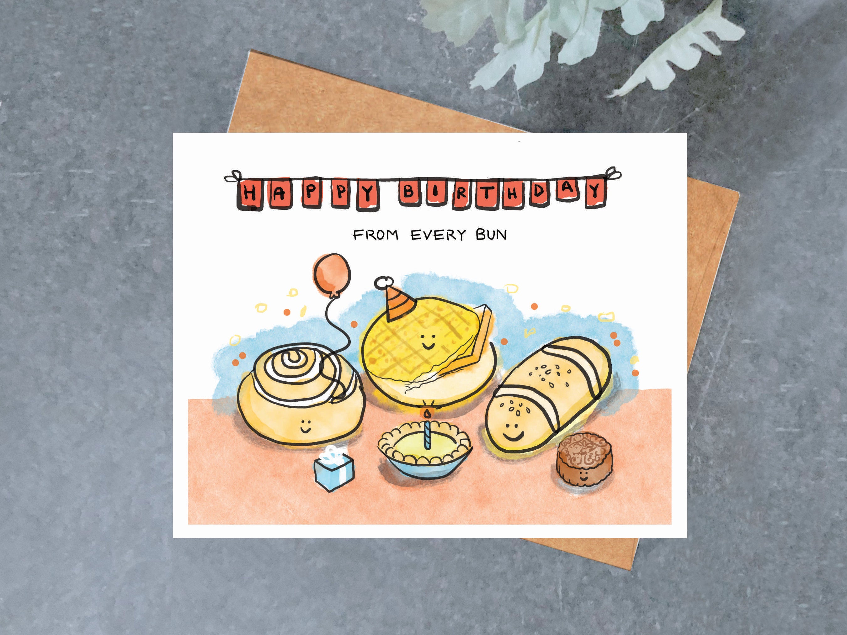 Every Bun Birthday Card – Brightspot Design