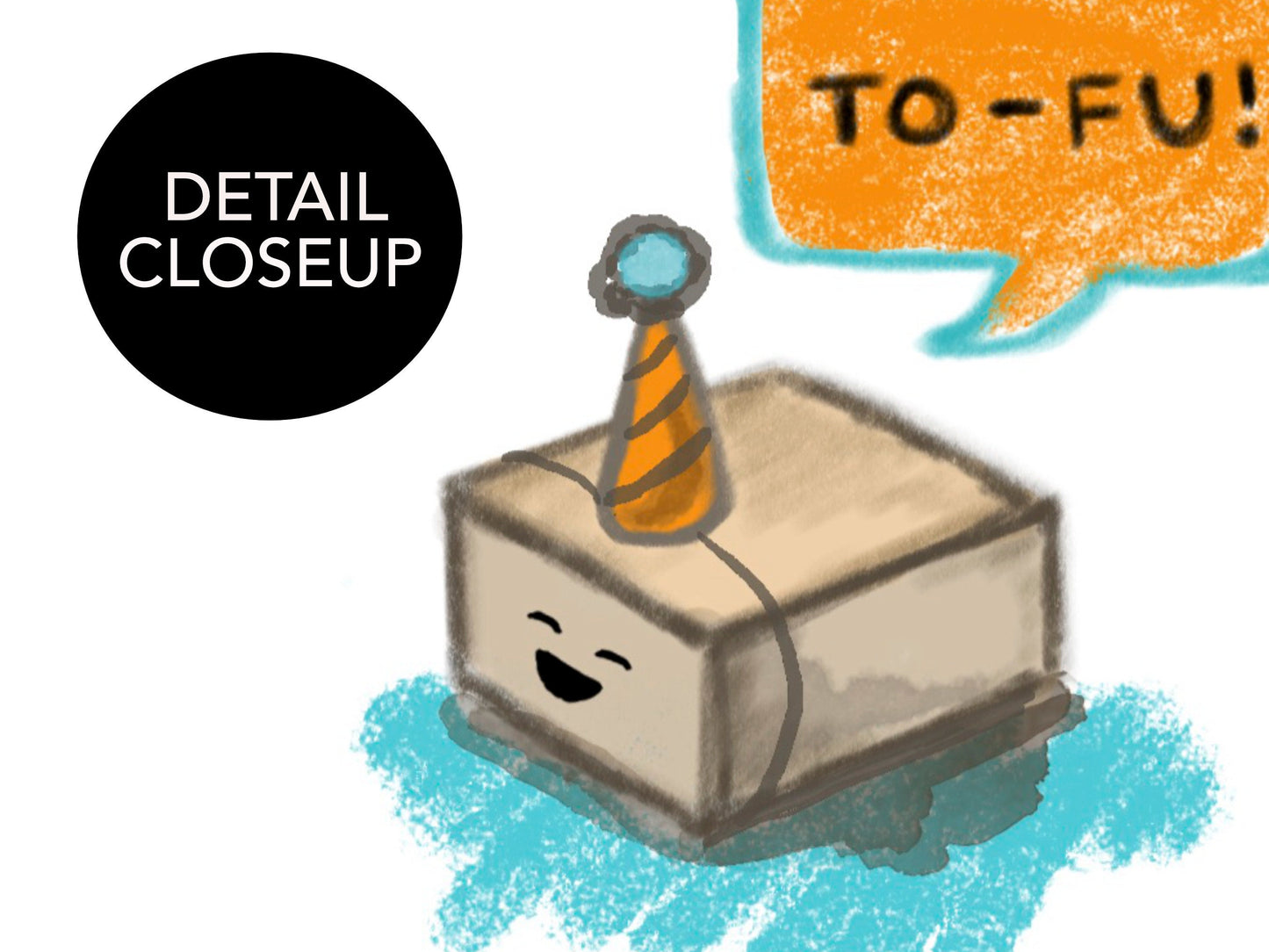 Tofu Birthday Card