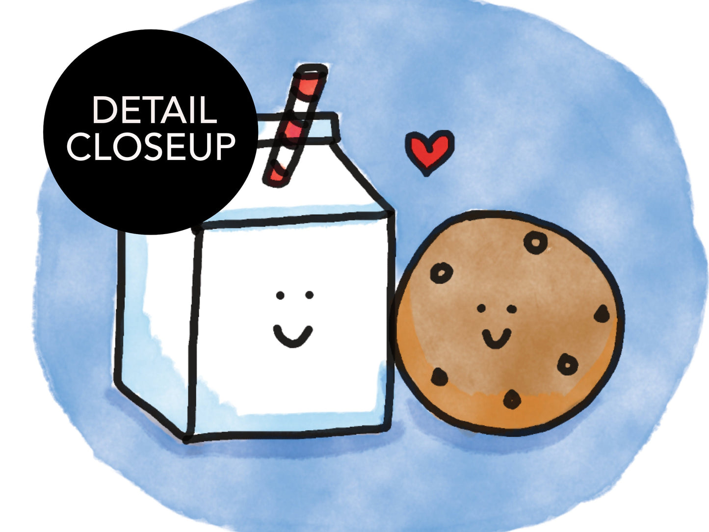 Milk & Cookies Love Card