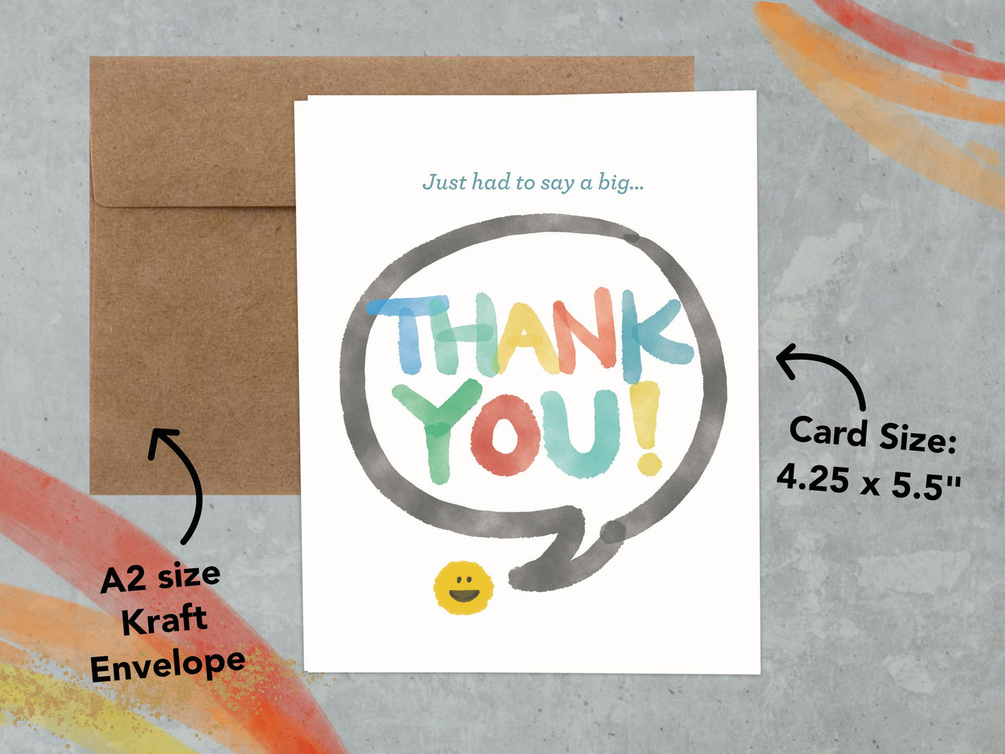 BIG Thanks Card