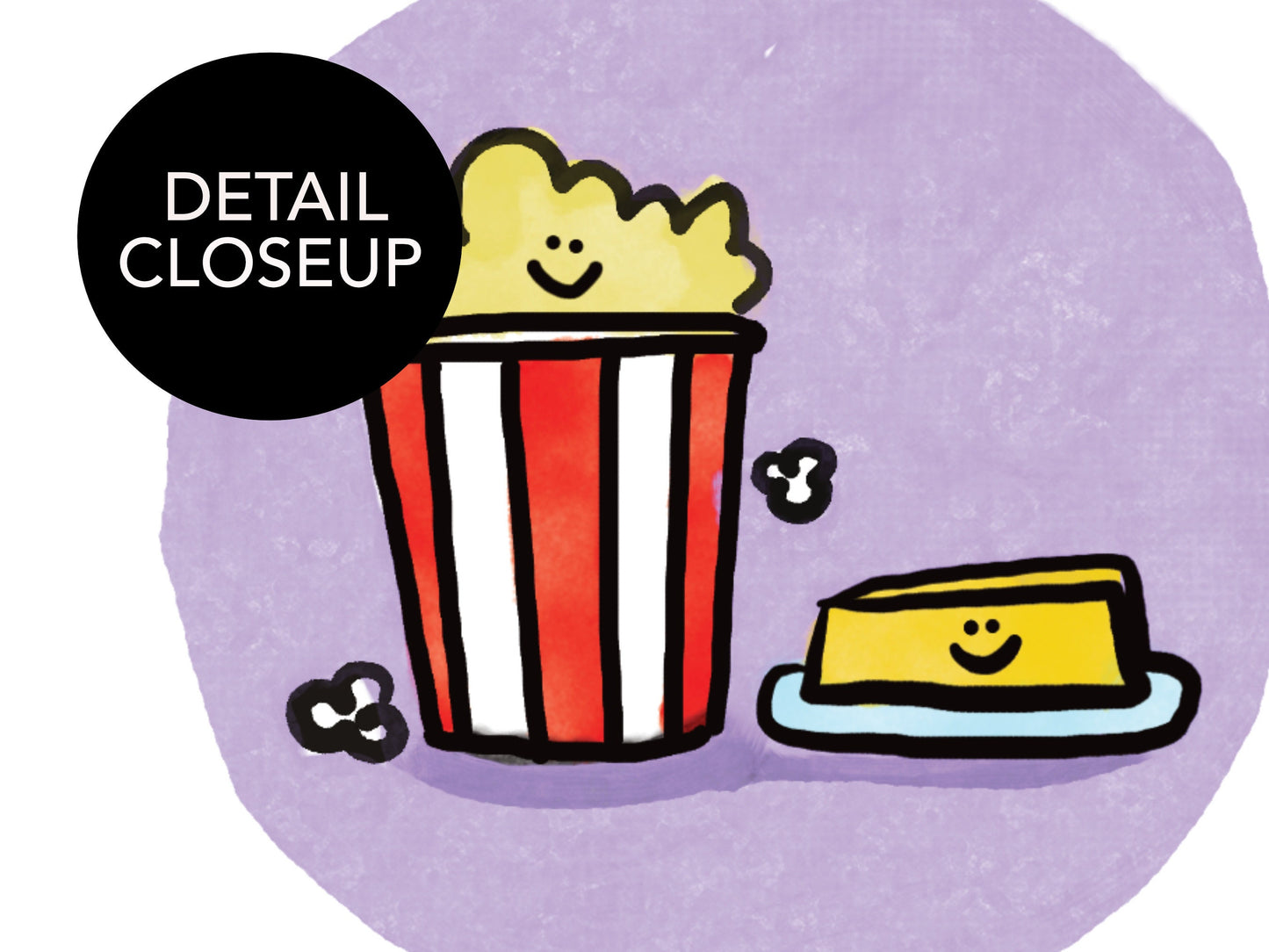 Popcorn and Butter Friendship Card