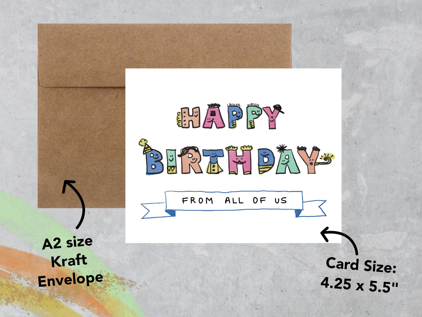 From All of Us Birthday Card