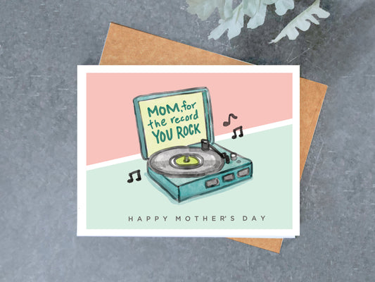For the Record Mom Card