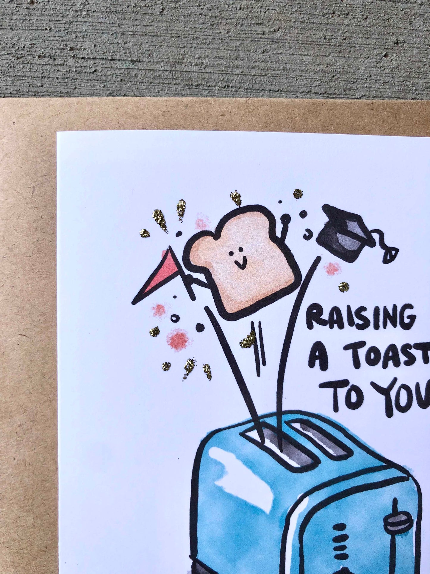 Toast To You Congrats Card