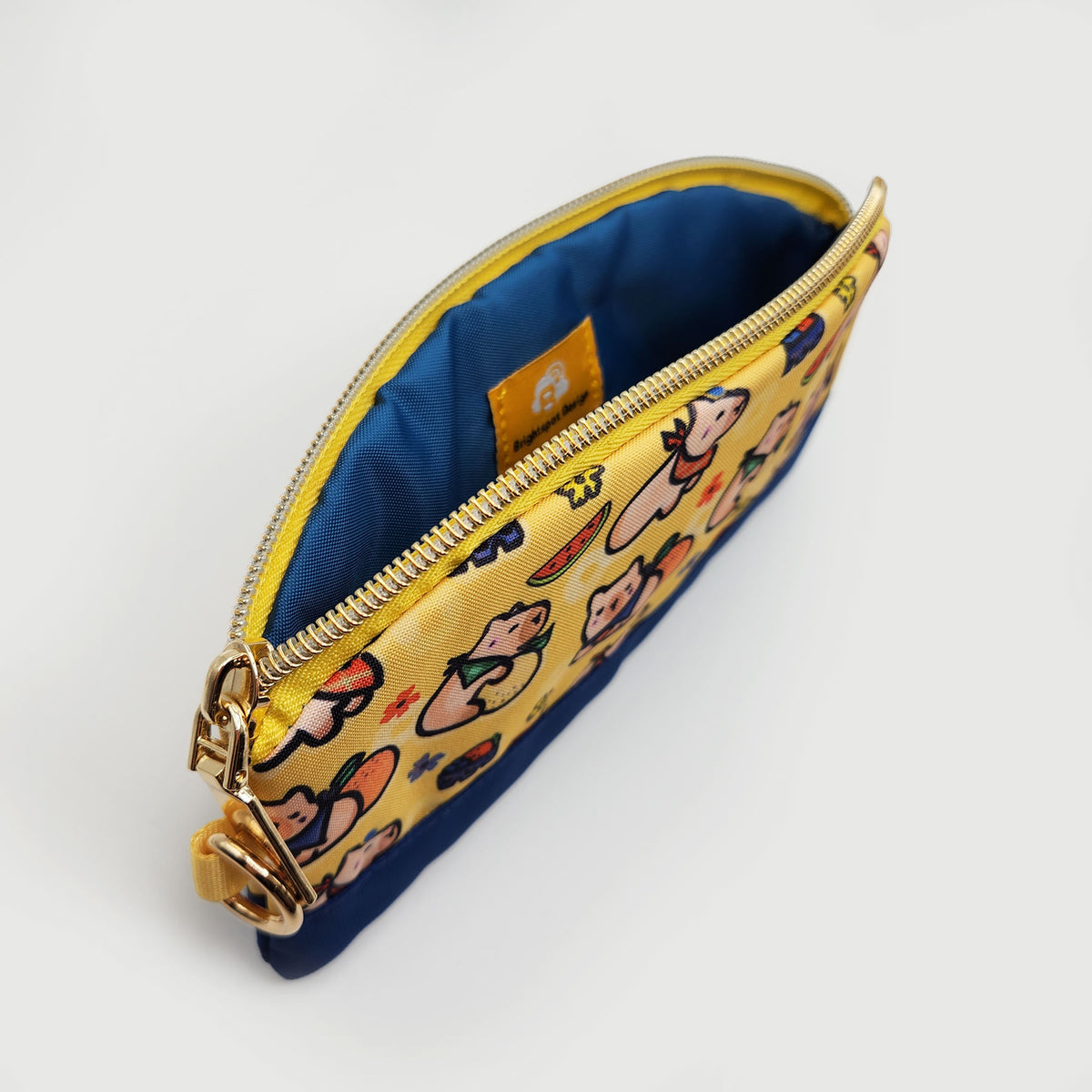 Capybara Picnic Zip Pouch
