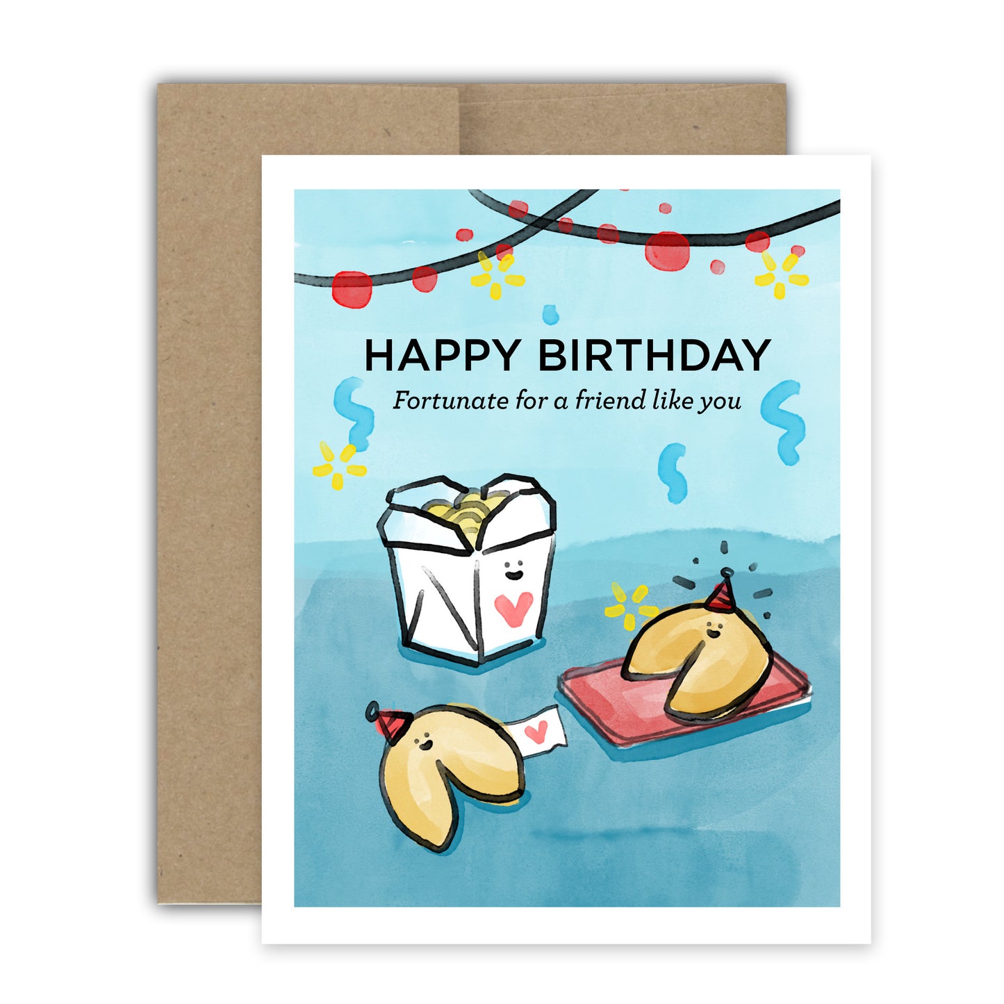 Fortune Cookie Birthday Card