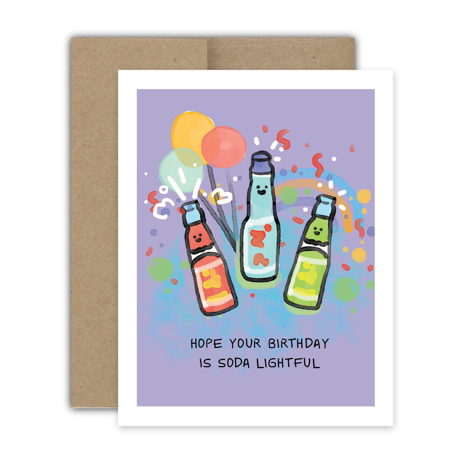 Soda Birthday Card