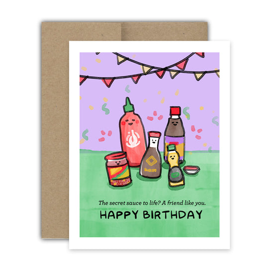 Sauces Birthday Card