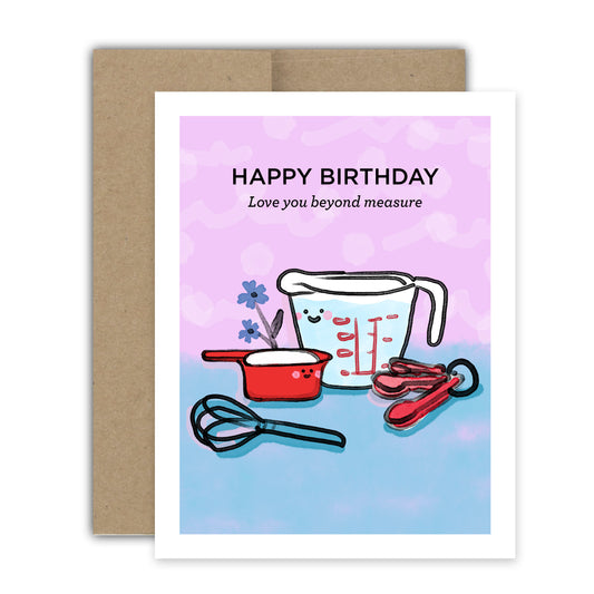 Measuring Cup Birthday Card