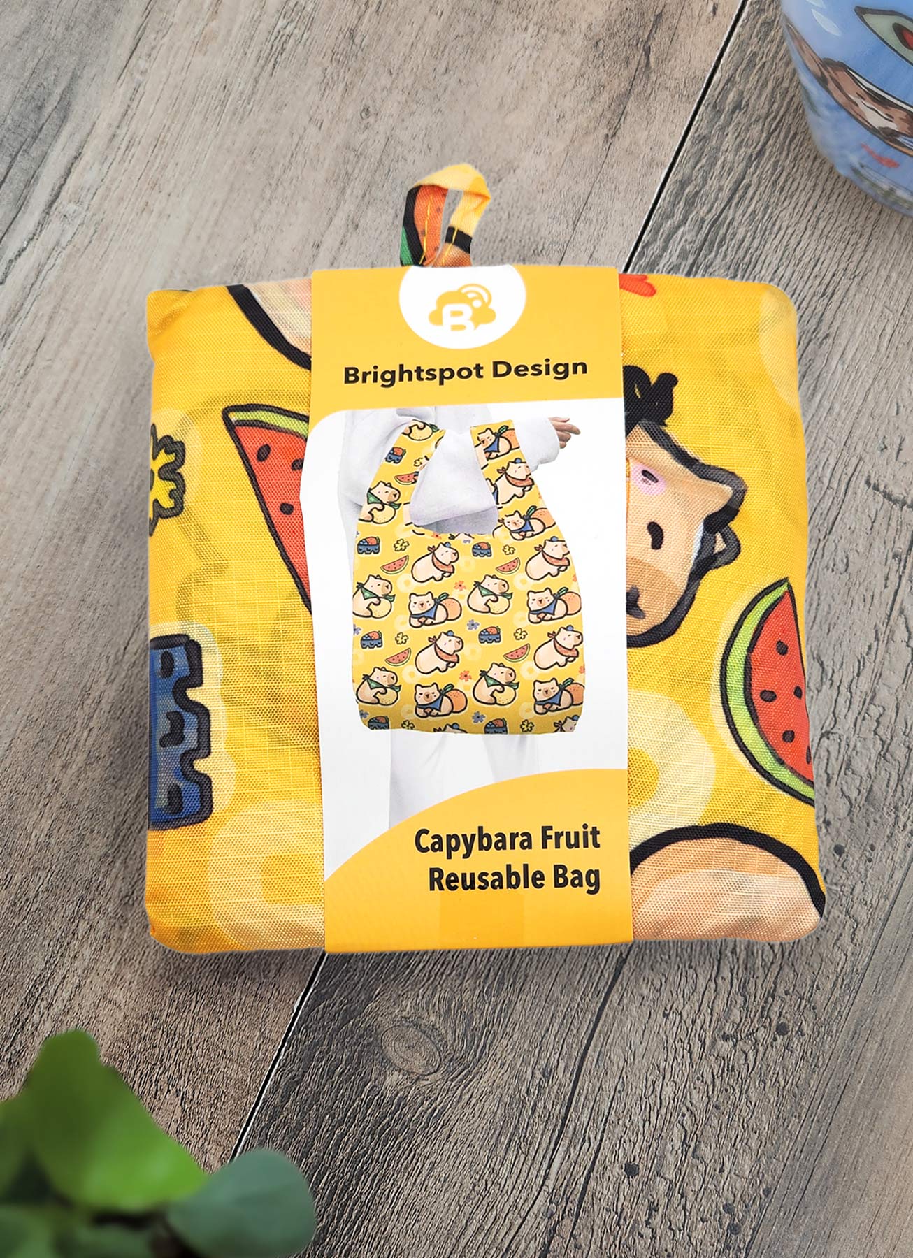 Capybara Fruit Foldable Bag