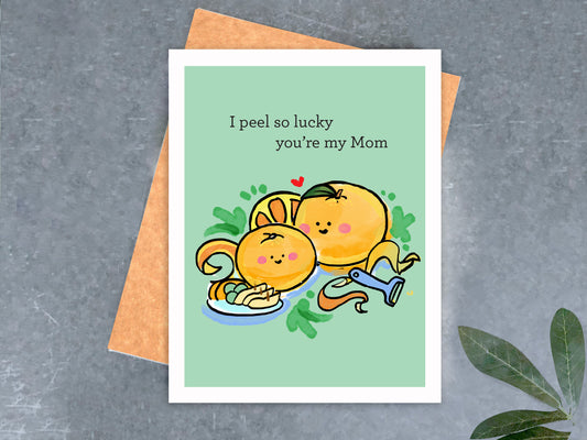 Orange Mom Card