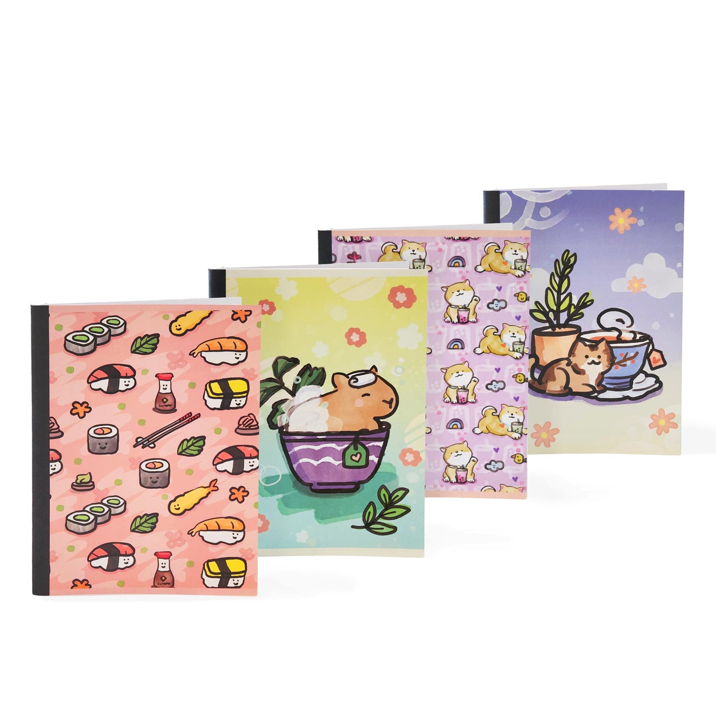 Corgi Matcha Composition Notebook