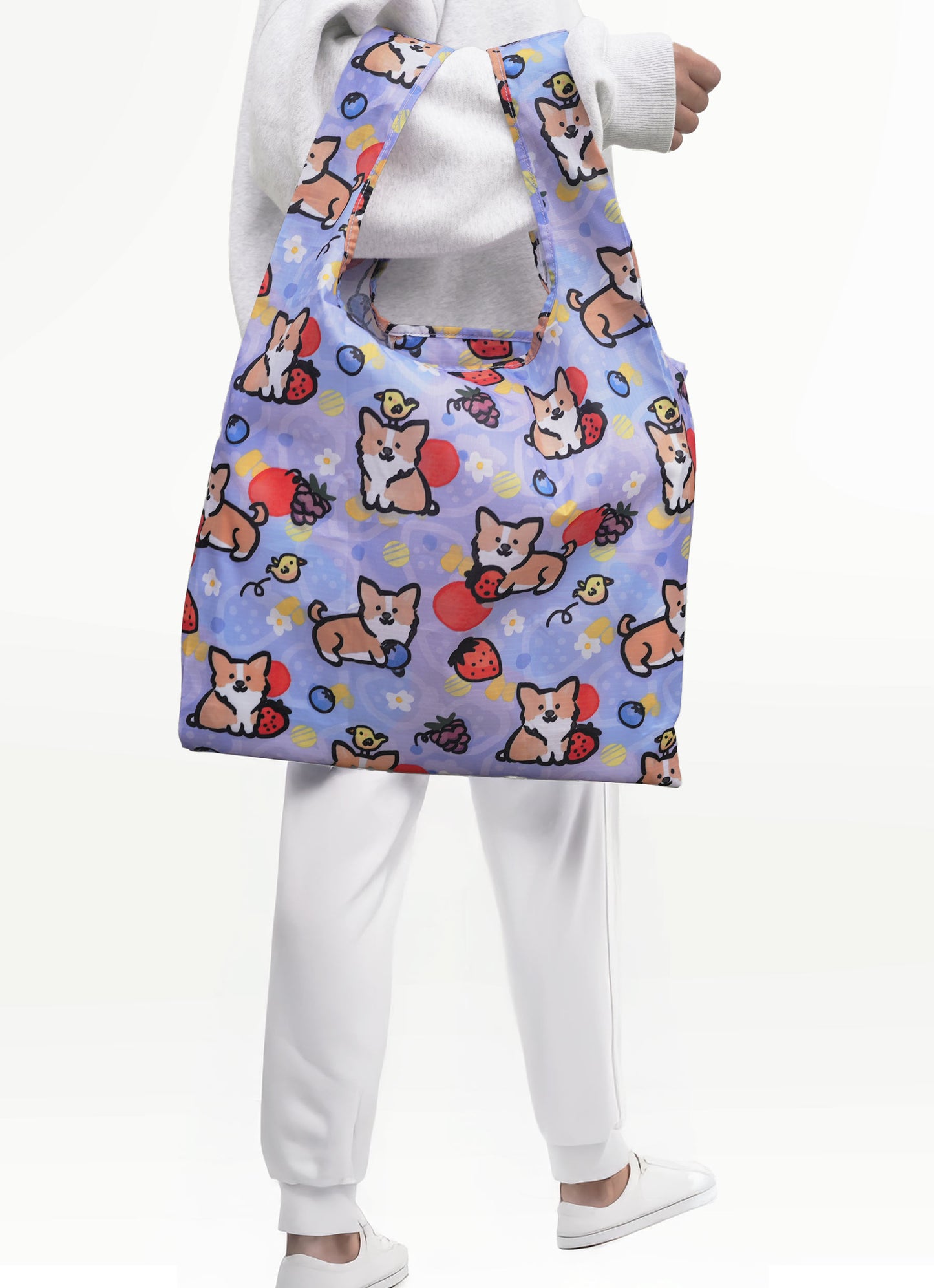 Corgi Berry Foldable Bag