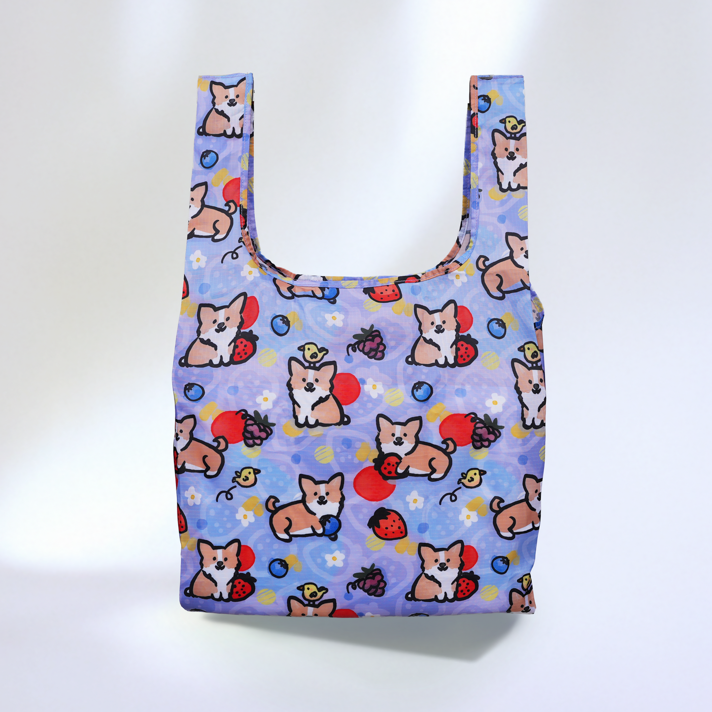 Corgi Berry Foldable Bag