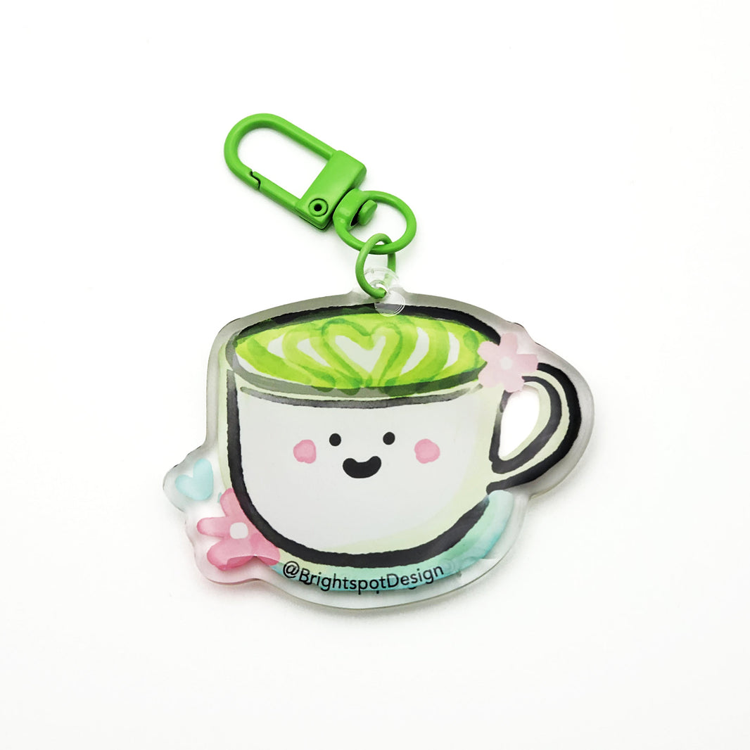 Matcha Keychain Keychains – Brightspot Design