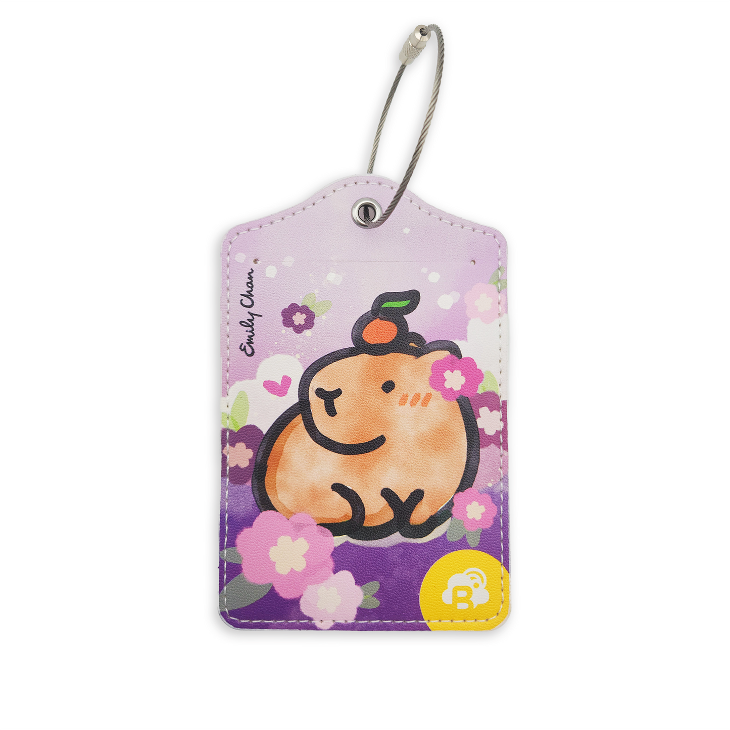 Capybara Luggage Tag