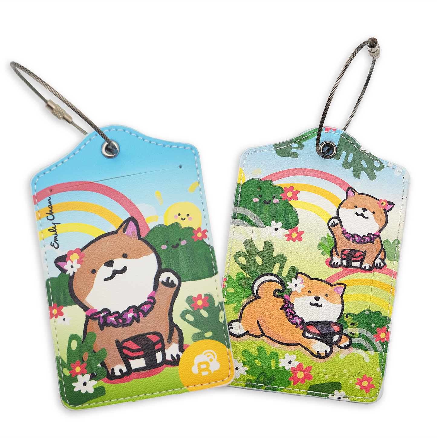 Shiba Hawaii Luggage Tag