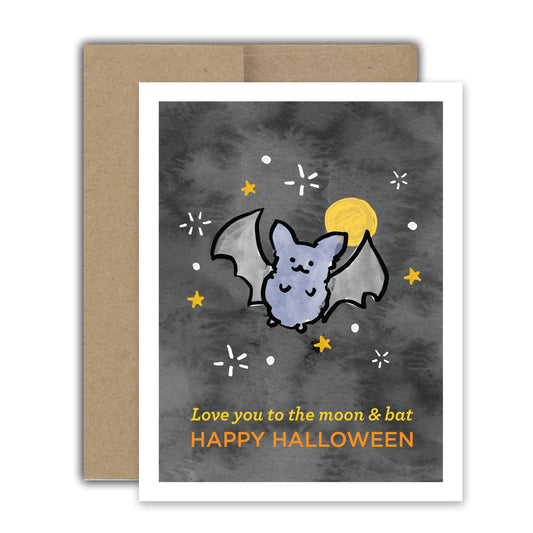 Bat Halloween Card