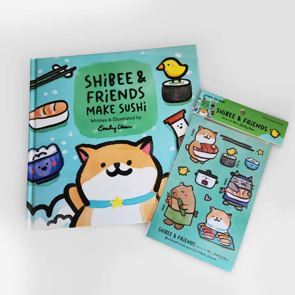 LIMITED TIME ONLY - Signed Copy of Shibee & Friends Book & Sticker Sheet