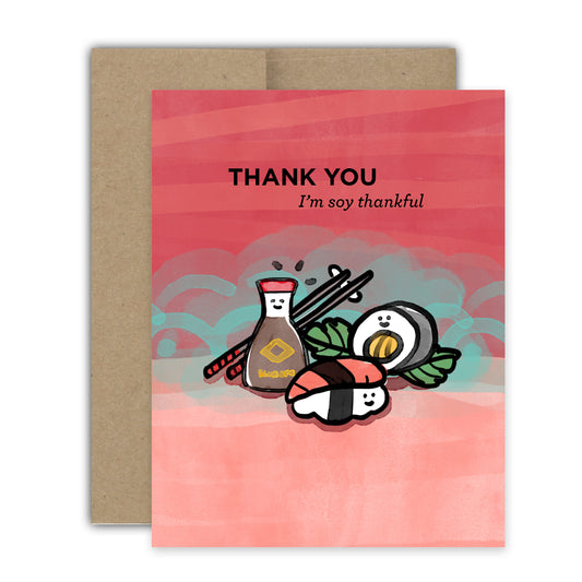 Soy Thanks Card