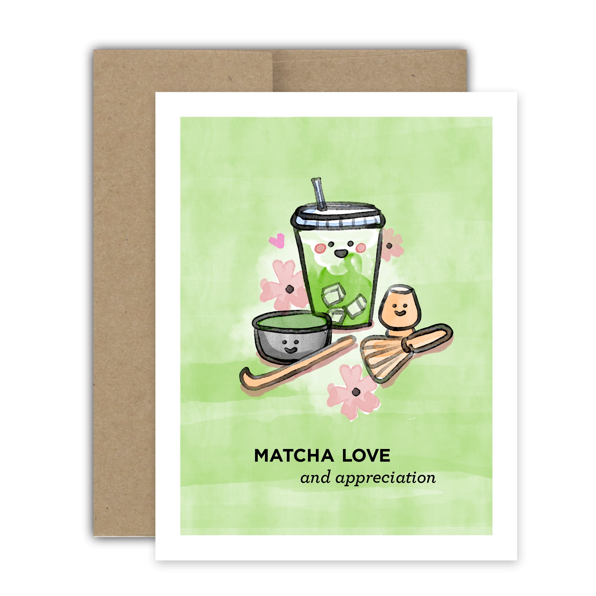 Matcha Appreciation Card – Brightspot Design