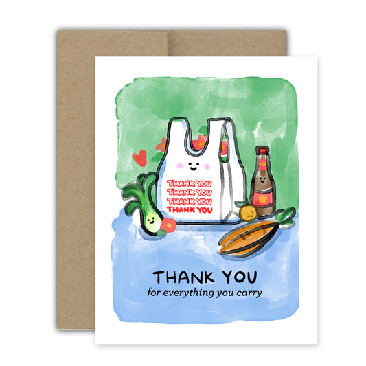 Thank You Bag Card
