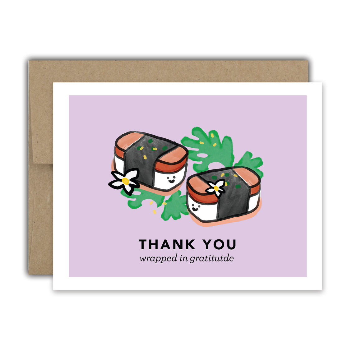 Musubi Thanks Card – Brightspot Design