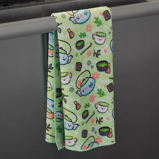 Love You So Matcha Kitchen Towel