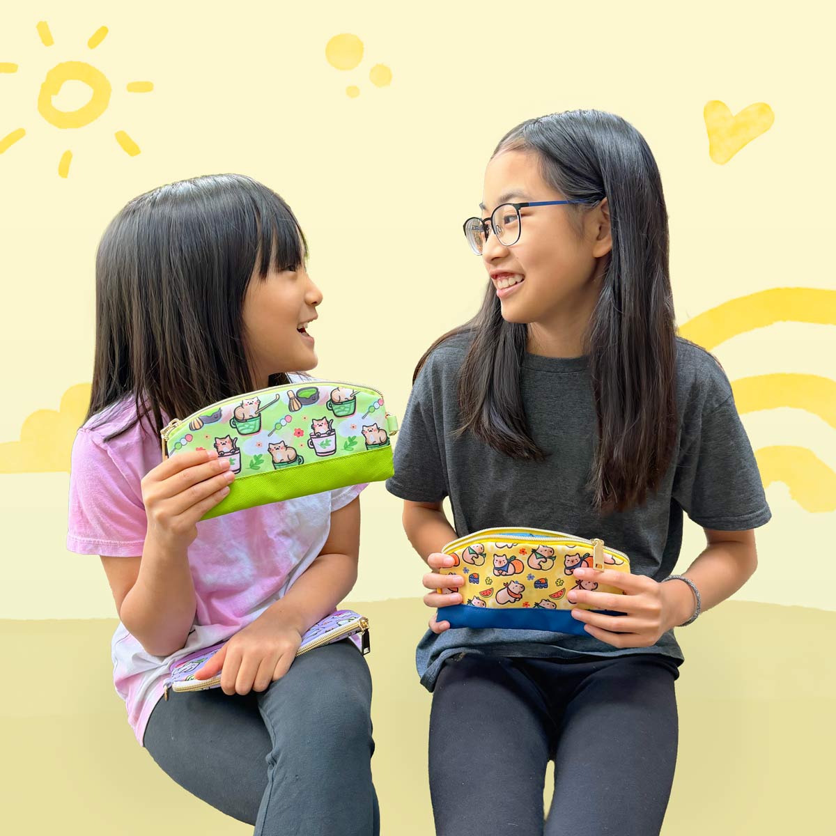 Poms & Noms Zip Pouch