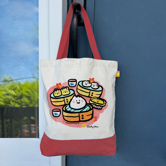 Dim Sum Medium Canvas Tote Bag