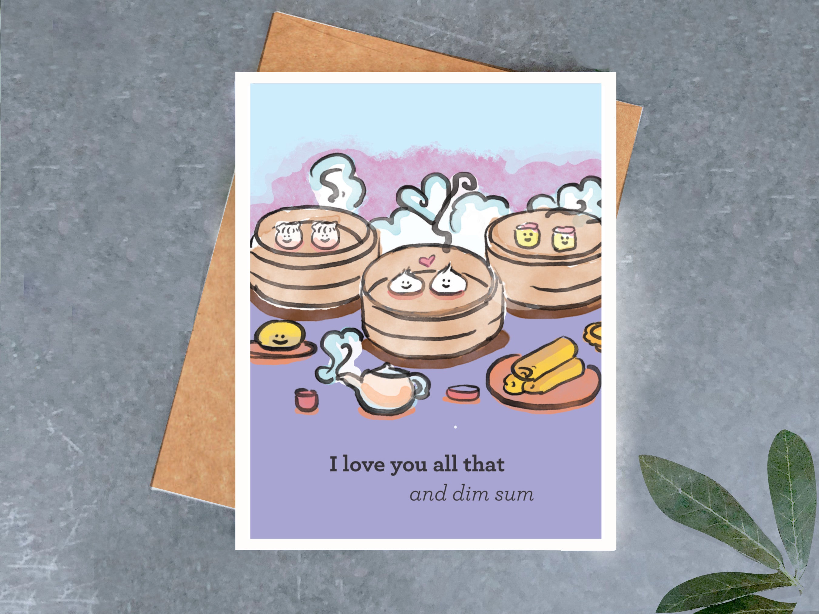 Dim Sum Love Card – Brightspot Design