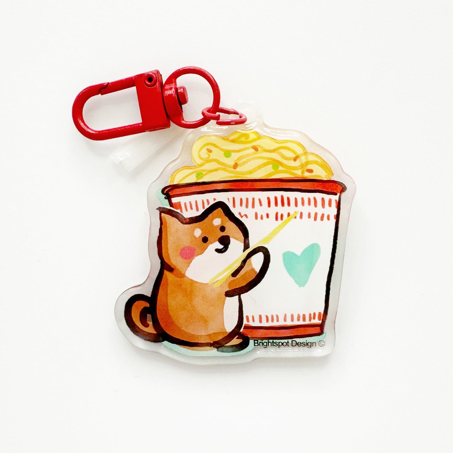 Dog Ramen Keychain