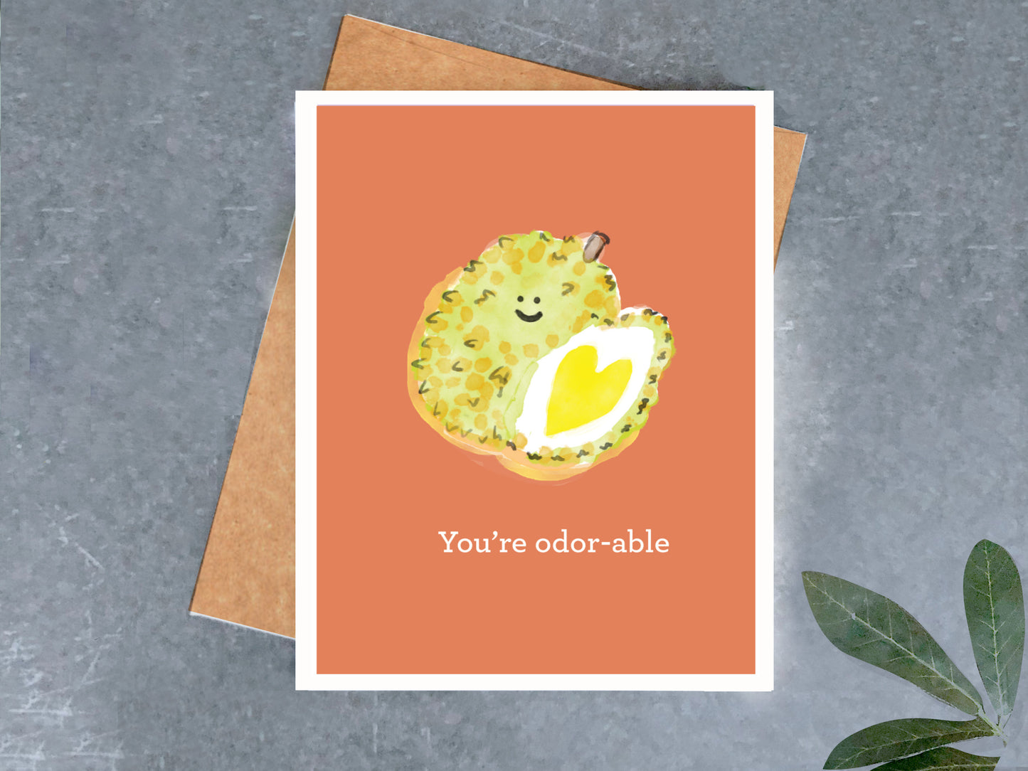 Durian Odor-able Card