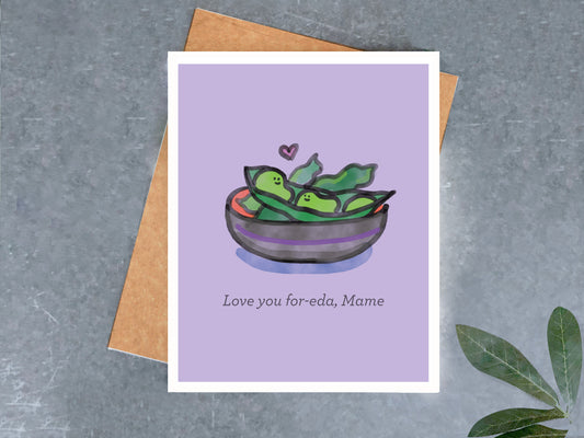 Love For Edamame Card