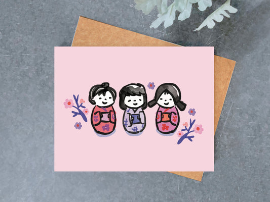 Girl Friendship Card