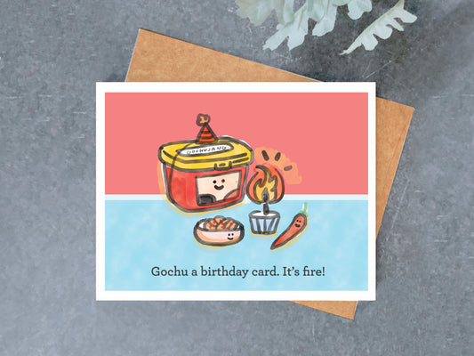 Gochujang Birthday Card