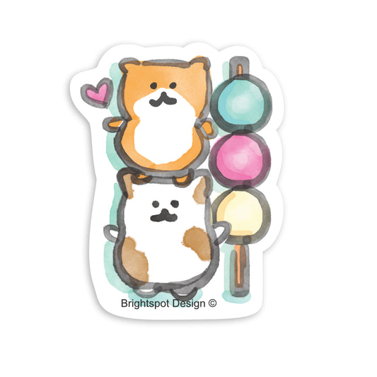 Hamster Mochi Sticker