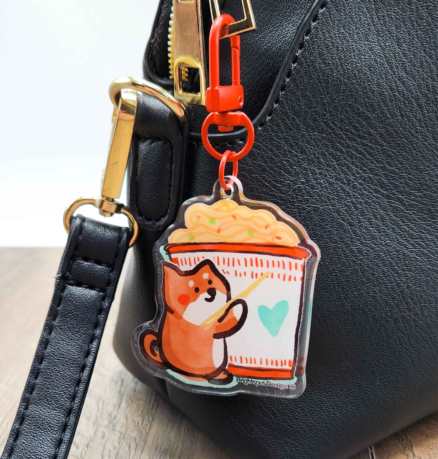 Dog Ramen Keychain