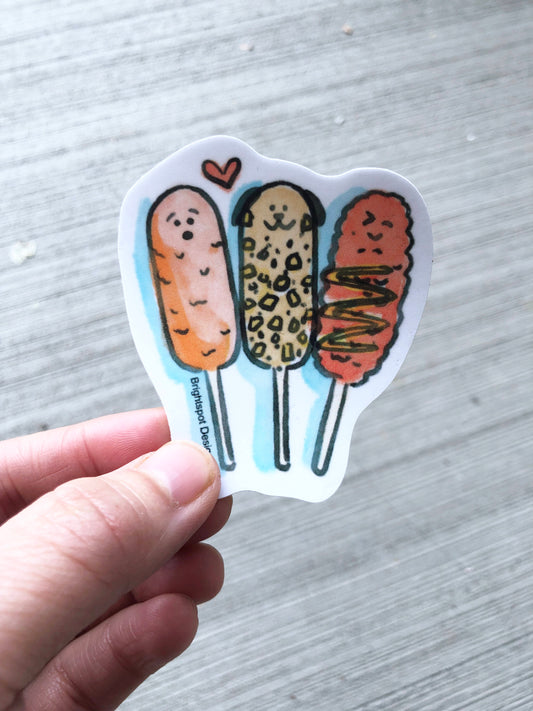 Korean Hot Dogs Sticker