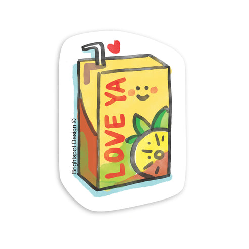 Lemon Drink Sticker – Brightspot Design