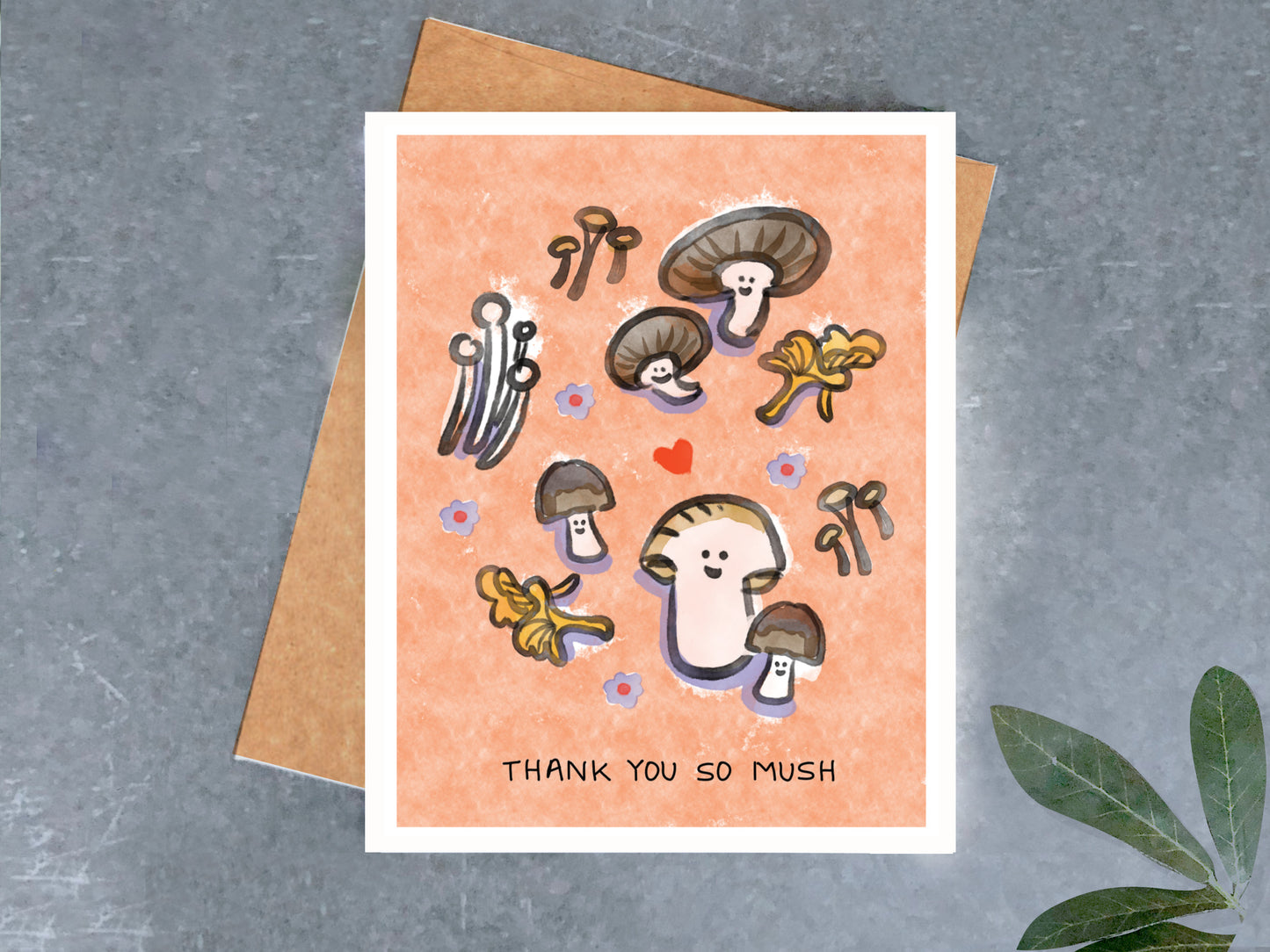Thank You Mush Card