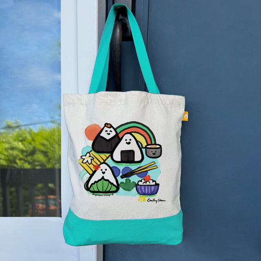 Onigiri Medium Canvas Tote Bag
