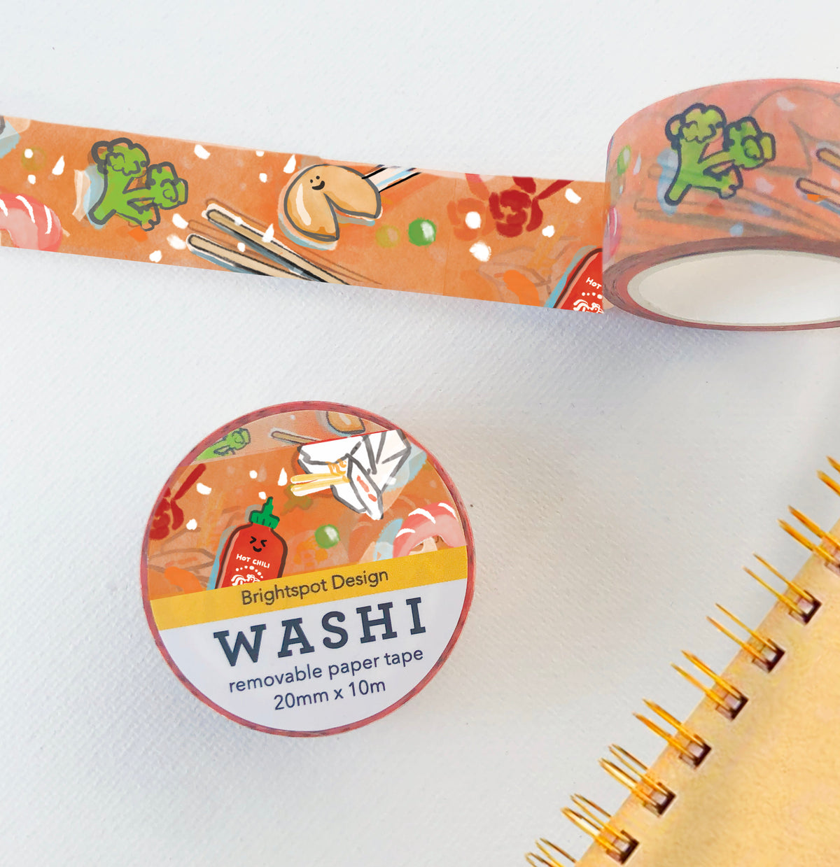 Sriracha Washi Tape