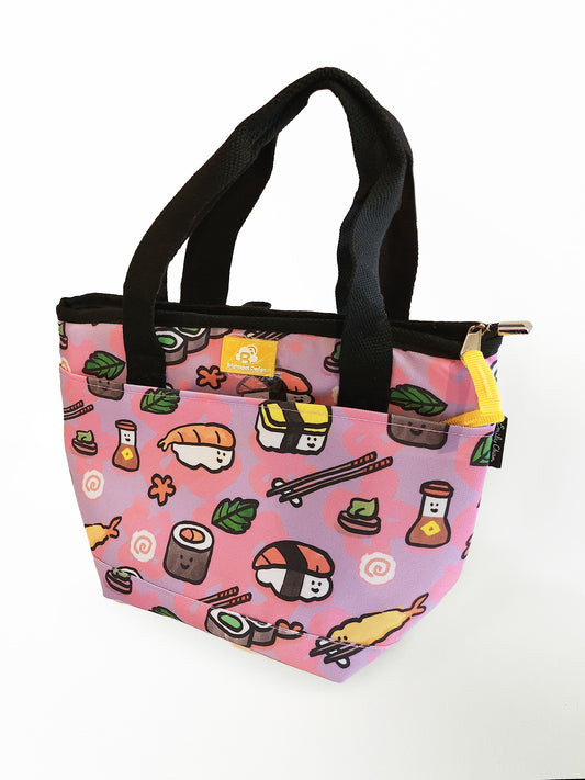 Sushi Purple Premium Lunch Bag